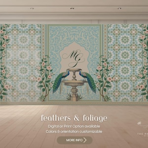 Wedding Back Drops | Indian Wedding Digital Backdrop | Decor Backdrop | Printable Backdrop | Size Customization Available