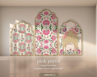 Wedding Back Drops | Indian Wedding Digital Backdrop | Decor Backdrop | Printable Backdrop | Size Customization Available