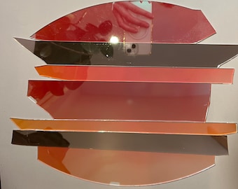 Dichroic Glass (Red and Silver Set) 1/2 lb