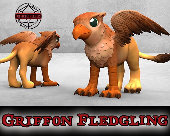 Griffon Fledgling D D 5e Baby Beasts Kickstarter Etsy