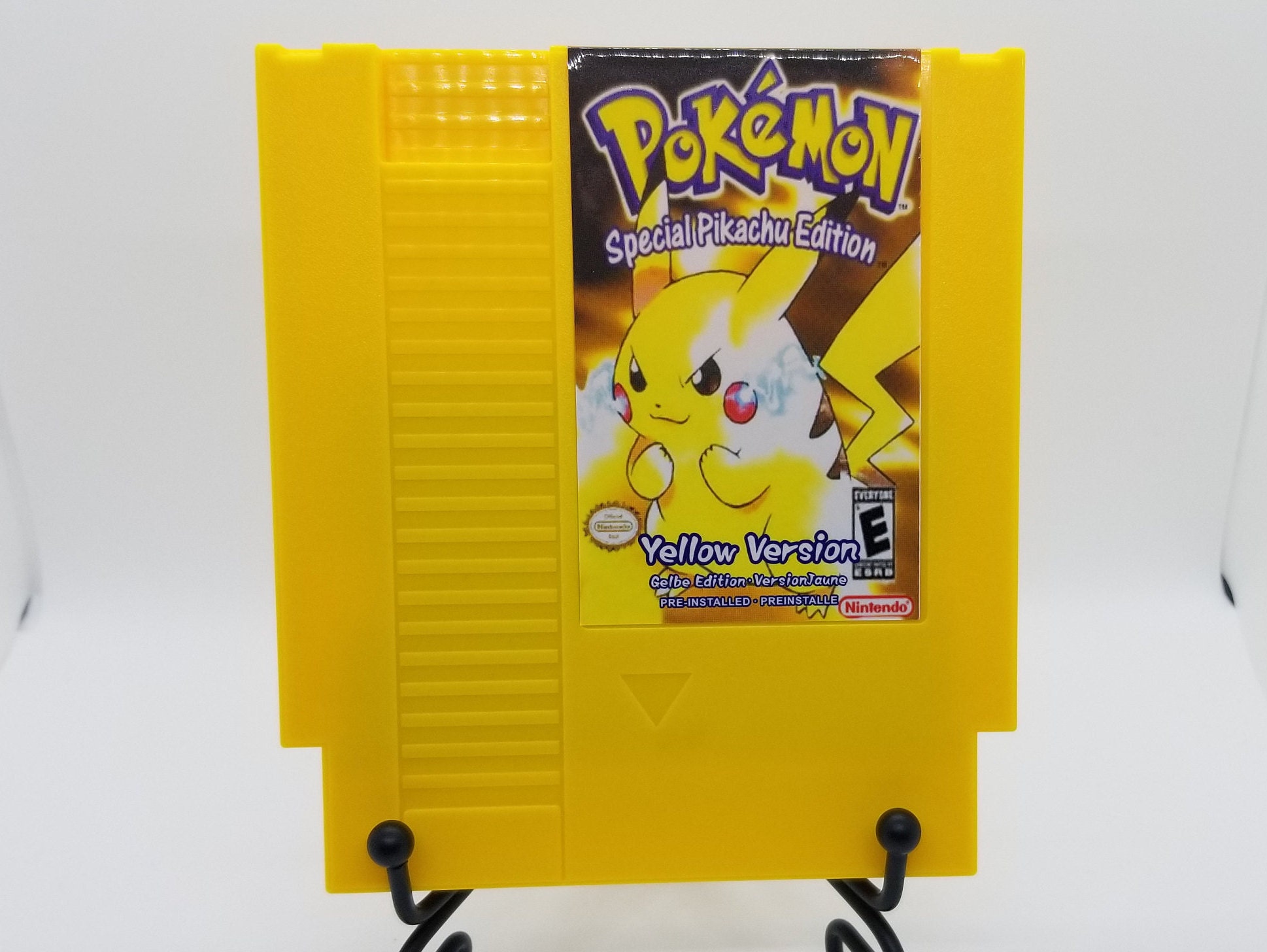 Pokemon Yellow NES Cartridge Full English Translation Etsy