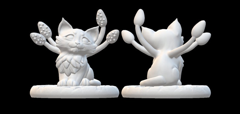 Displacer Beast Kitten D&D 5e Baby Beasts Kickstarter - Etsy