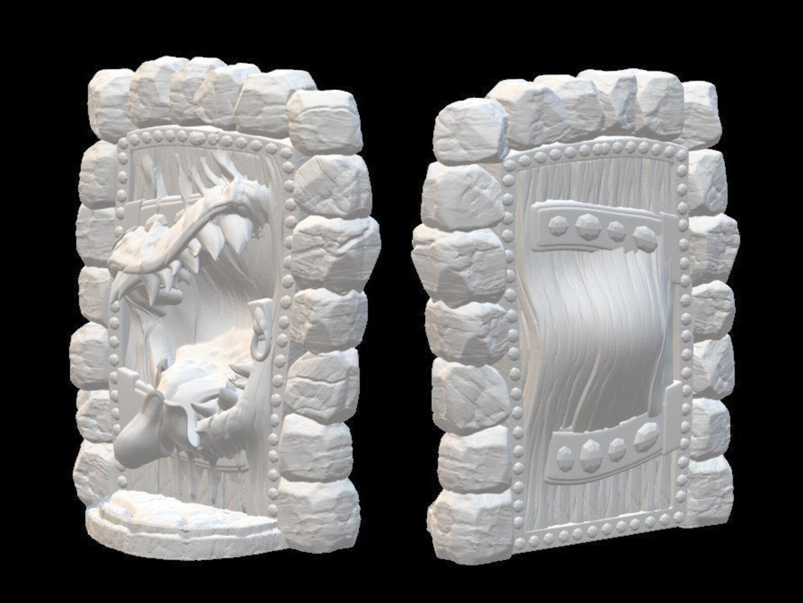 Door Mimic Set D&D 5e Townsfolk Collection Wargaming Etsy Sweden