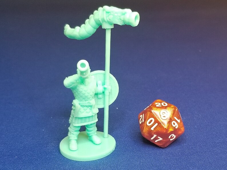 Dragon Standard Bearer D&D 5e Viking Legends Wargaming Etsy