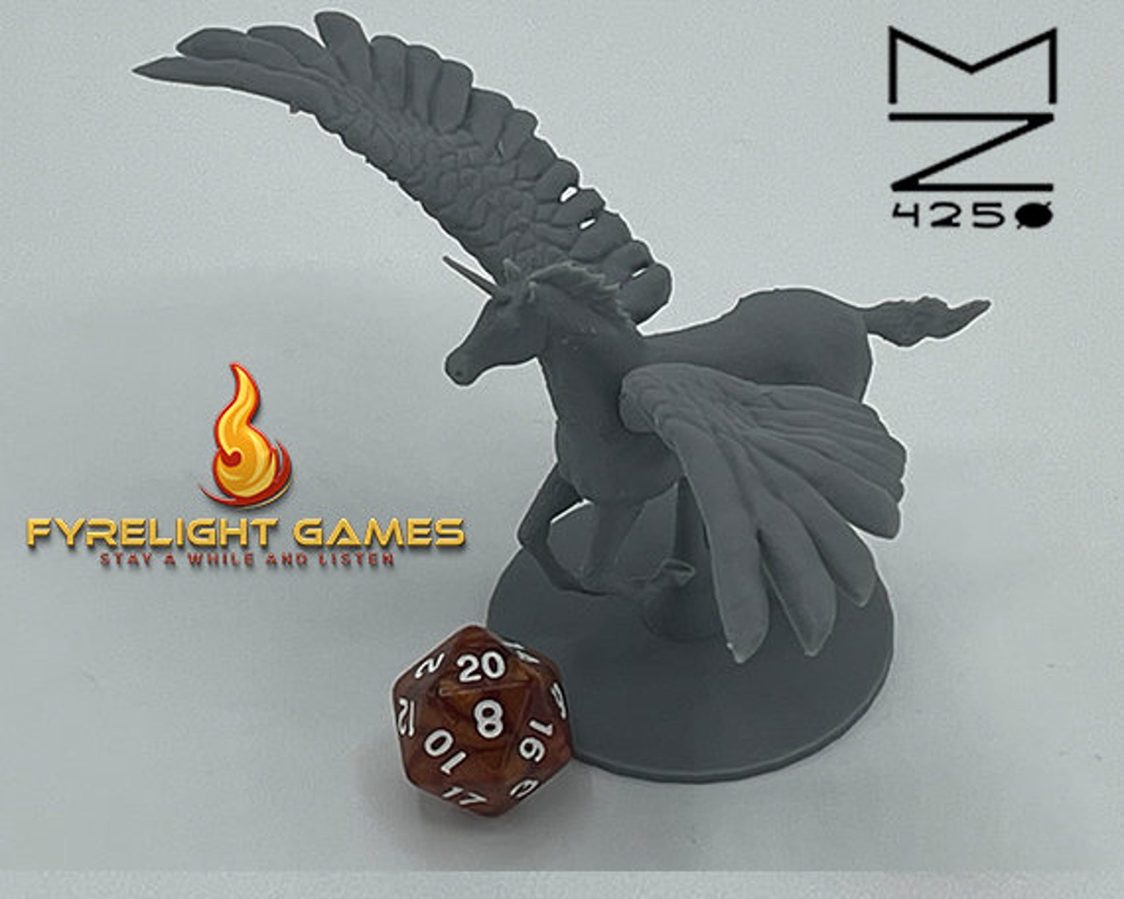 Winged Unicorn alicorn D&D 5e MZ4250 Patreon Wargaming Etsy