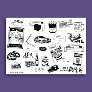 Peep Show Referenzen Druck - Lustiges Poster UK Comedy Wand Kunstdruck - Landschaft Matt Kunstdruck - A4 A3 A2 Drucke erhältlich