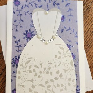 Carte de douche nuptiale