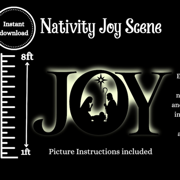 Nativity Silhouette - Etsy