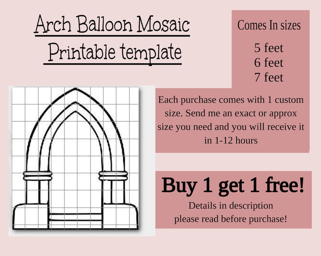 Beautiful Balloon of Mosaic Arch Template , Birthday Arch ,baby Shower ...