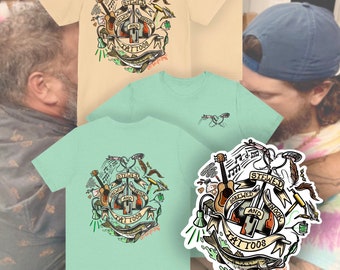 SNOOK AND TATTOOS Off the Grid John fishing t shirt fly fishing apparel