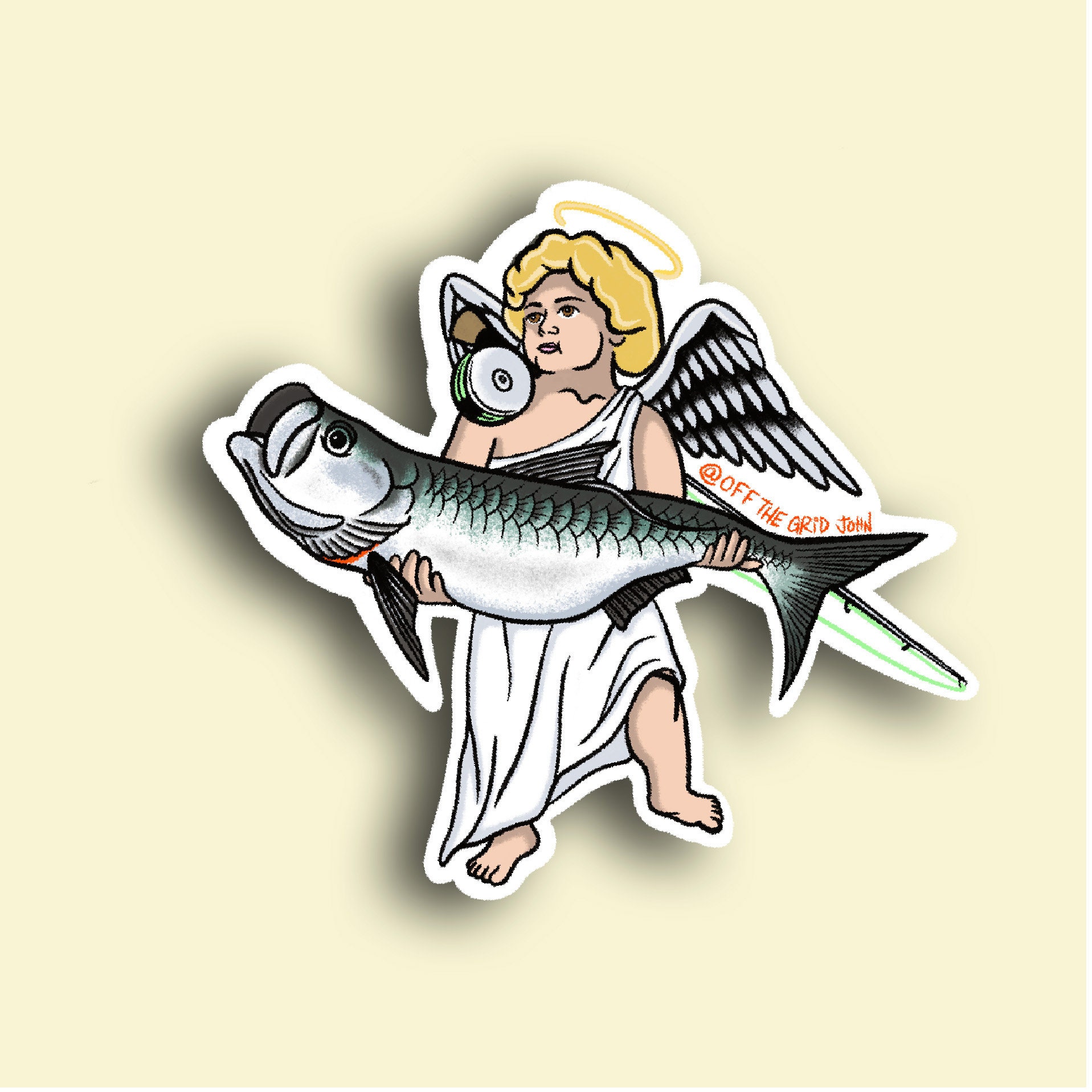 Holy Tarpon Fishing Sticker -  Ireland