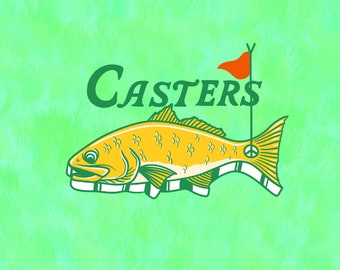 Redfish Golf Masters fly fishing outdoors nature sticker decal Off the Grid John