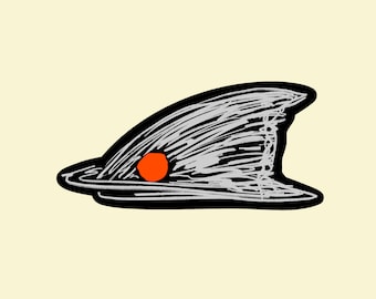 REDFISH fishing decal fly fishing fish sticker Off the Grid John