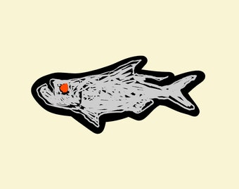 Tarpon fishing decal fly fishing fish sticker Off the Grid John