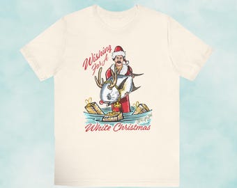 Christmas fishing BEST ugly sweater tshirt fly fishing apparel Off the grid John