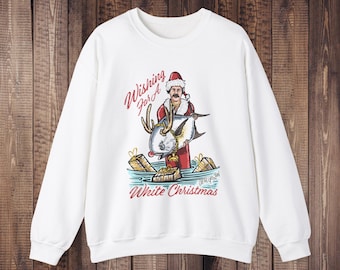 Christmas fishing BEST ugly sweater fly fishing apparel Off the grid John