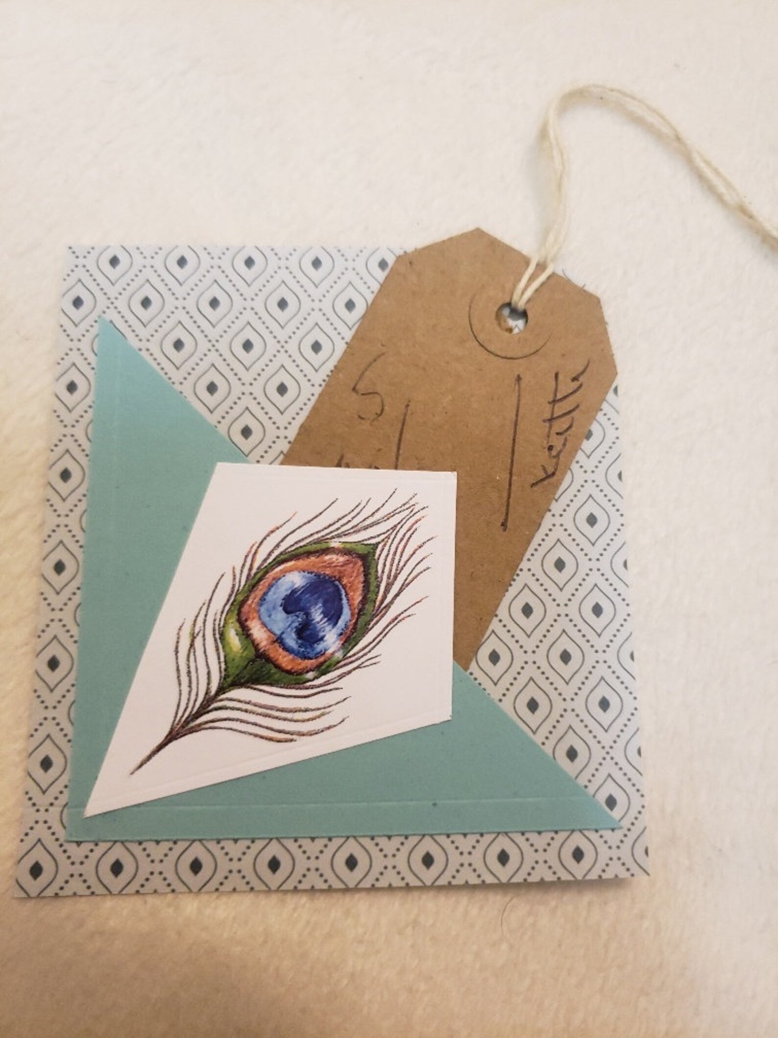 Handmade scrapbook pockets featuring original artwork. Superb Etsy 日本