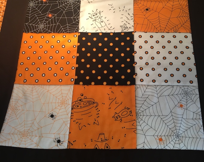 Quilted Halloween Table Runner