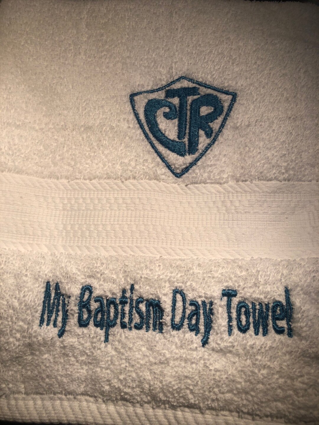 LDS My Baptism Day Towel - Etsy
