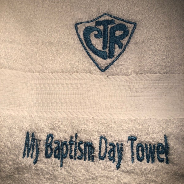 Baptism Towel - Etsy