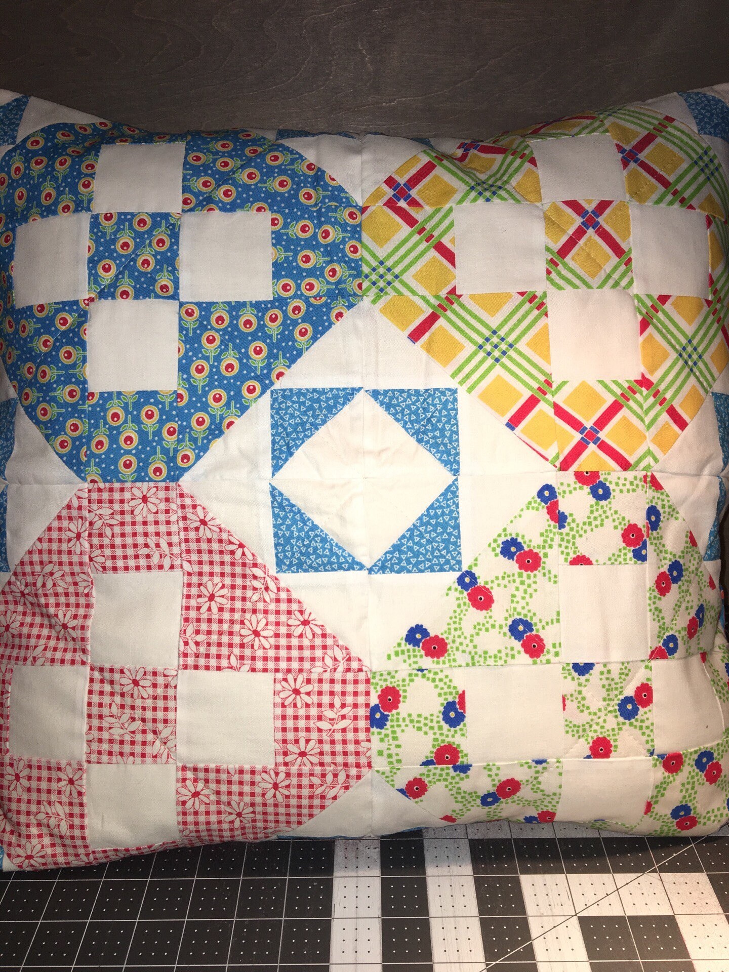 Quilted Decorative Pillow 20x20
