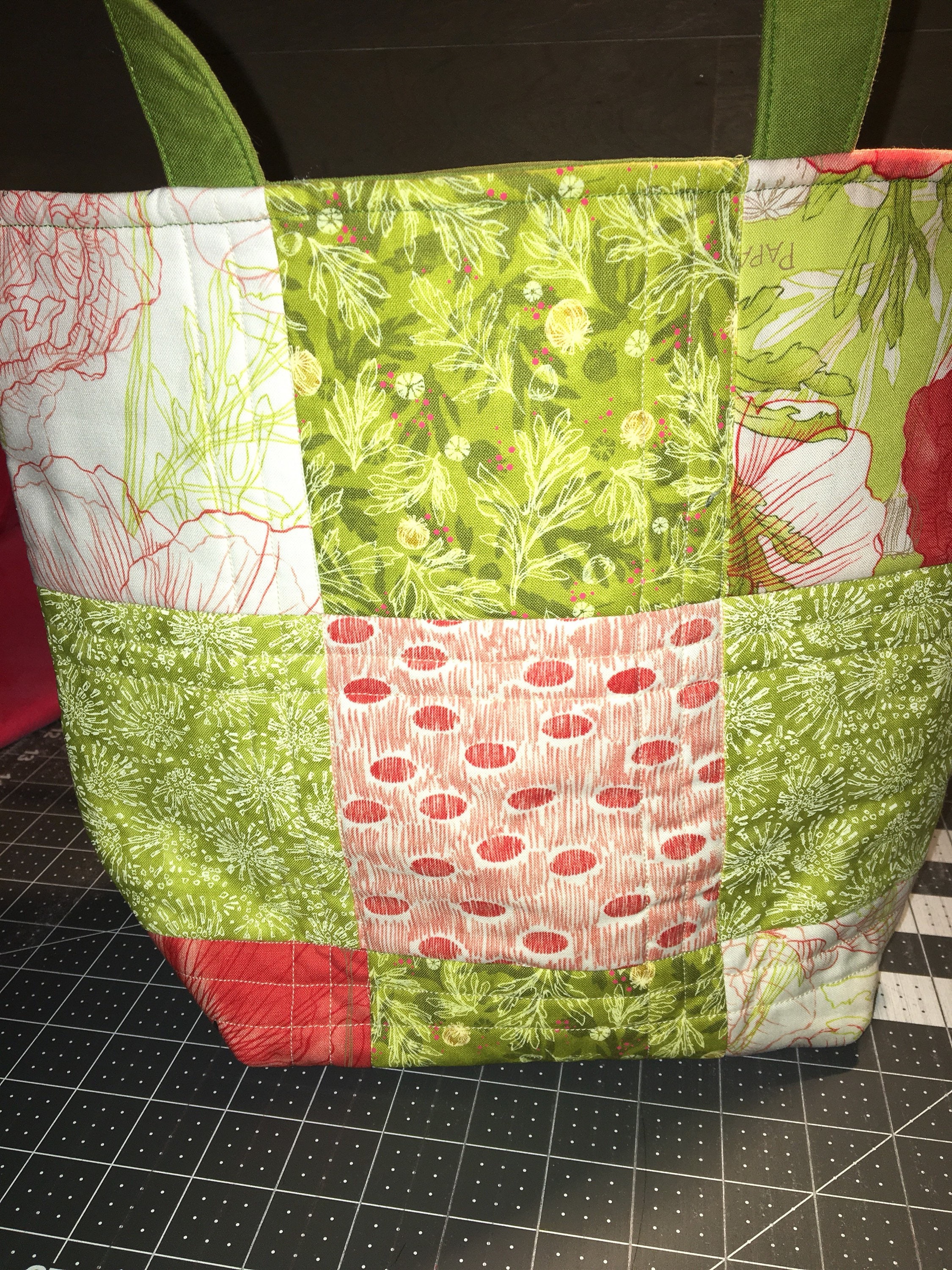 Quilted bag, bag, tote, quilted bag, quilted tote, handmade bag ...