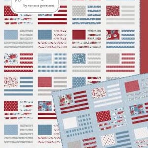 Miss Americana Quilt Pattern by Vanessa Goertzen for Lella Boutique Quilt Pattern