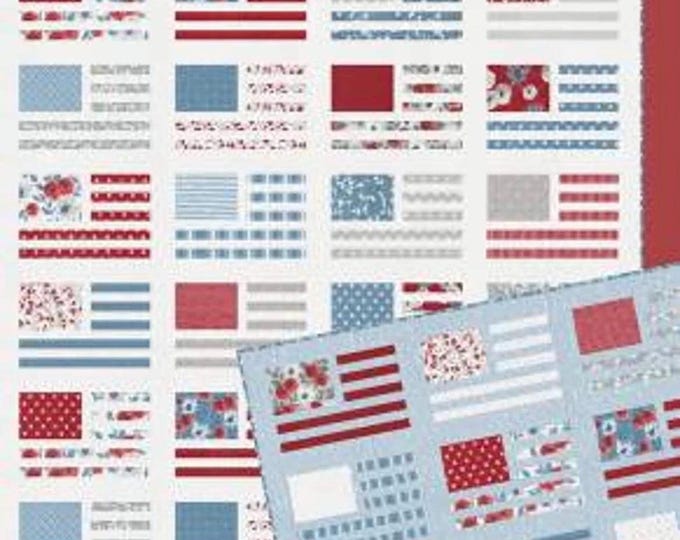 Miss Americana Quilt Pattern by Vanessa Goertzen for Lella Boutique Quilt Pattern