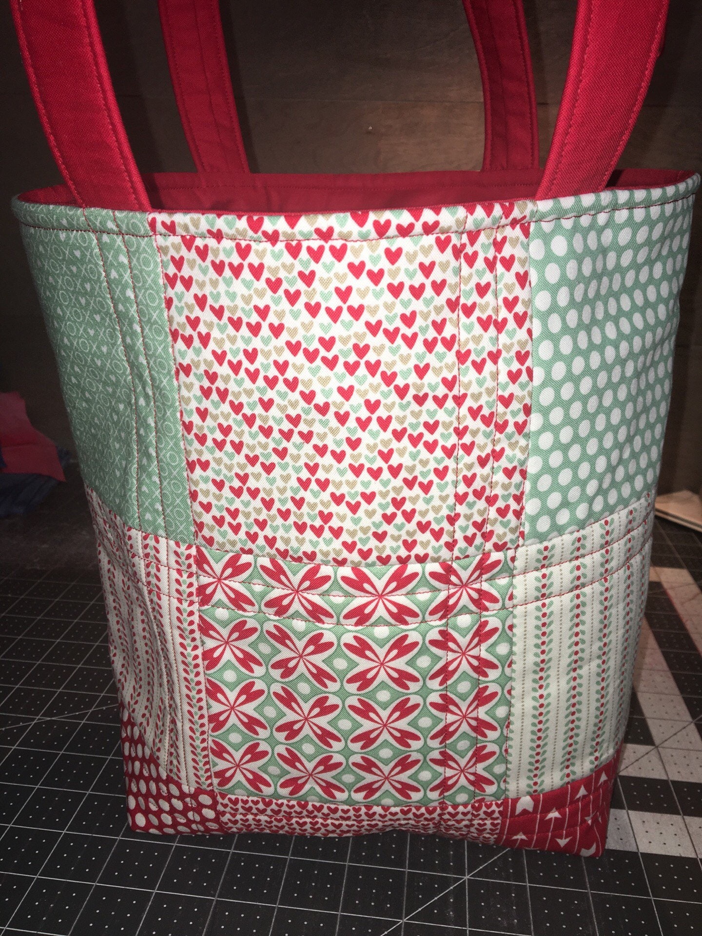 Quilted bag, bag, tote, quilted bag, quilted tote, handmade bag
