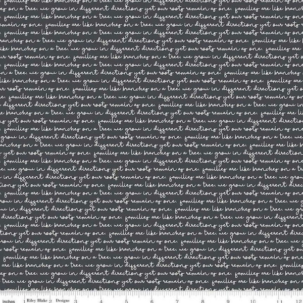 Texto en carbón "My Heritage" de My Minds Eye para Riley Blake Designs