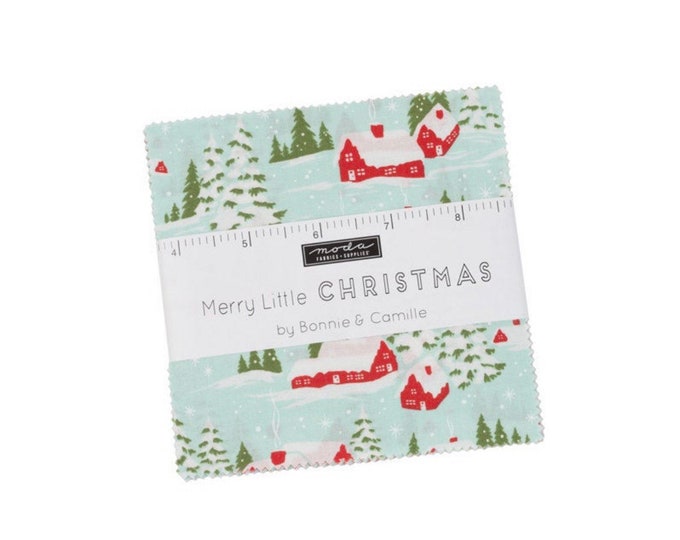 Merry Little Christmas 5" Charm Pack by Bonnie & Camille for Moda - 42 Pieces