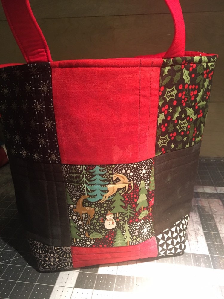 quilted christmas purses