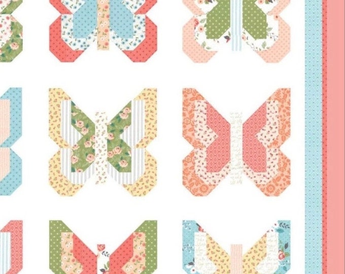 Social Butterfly Quilt Pattern by Vanessa Goertzen for Lella Boutique Quilt Pattern