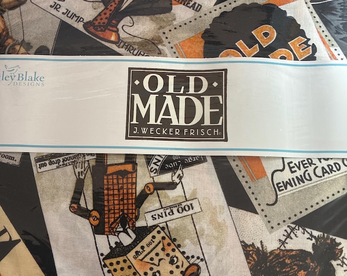 Old Made 10" Layer Cake by J. Wecker Frisch for Riley Blake Designs - 42 Pieces, Hard to Find