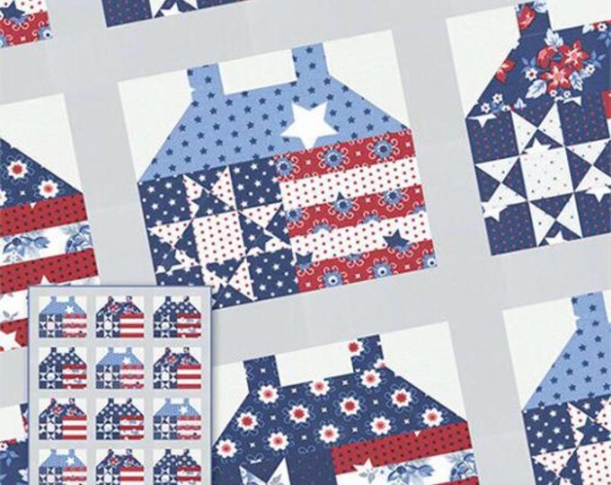 All American Quilt Pattern by Jocelyn Ueng for Its Sew Emma