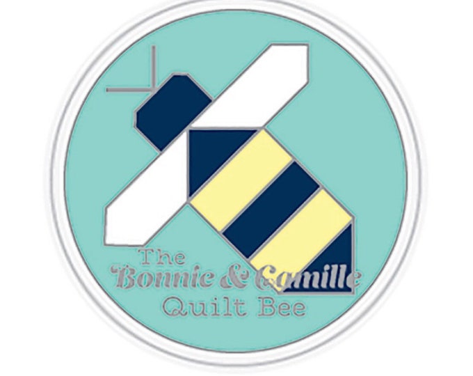 Bonnie and Camille Quilt Bee Enamel Magnetic Needle Minder