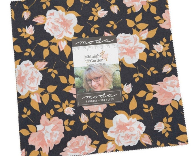 Midnight in the Garden 10” Layer Cake by Sweetfire Road for Moda - 42 Pieces