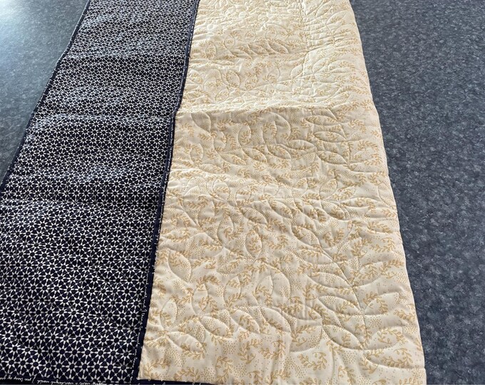 Baby Quilt; Baby Shower Gift; Blue and yellow Quilt