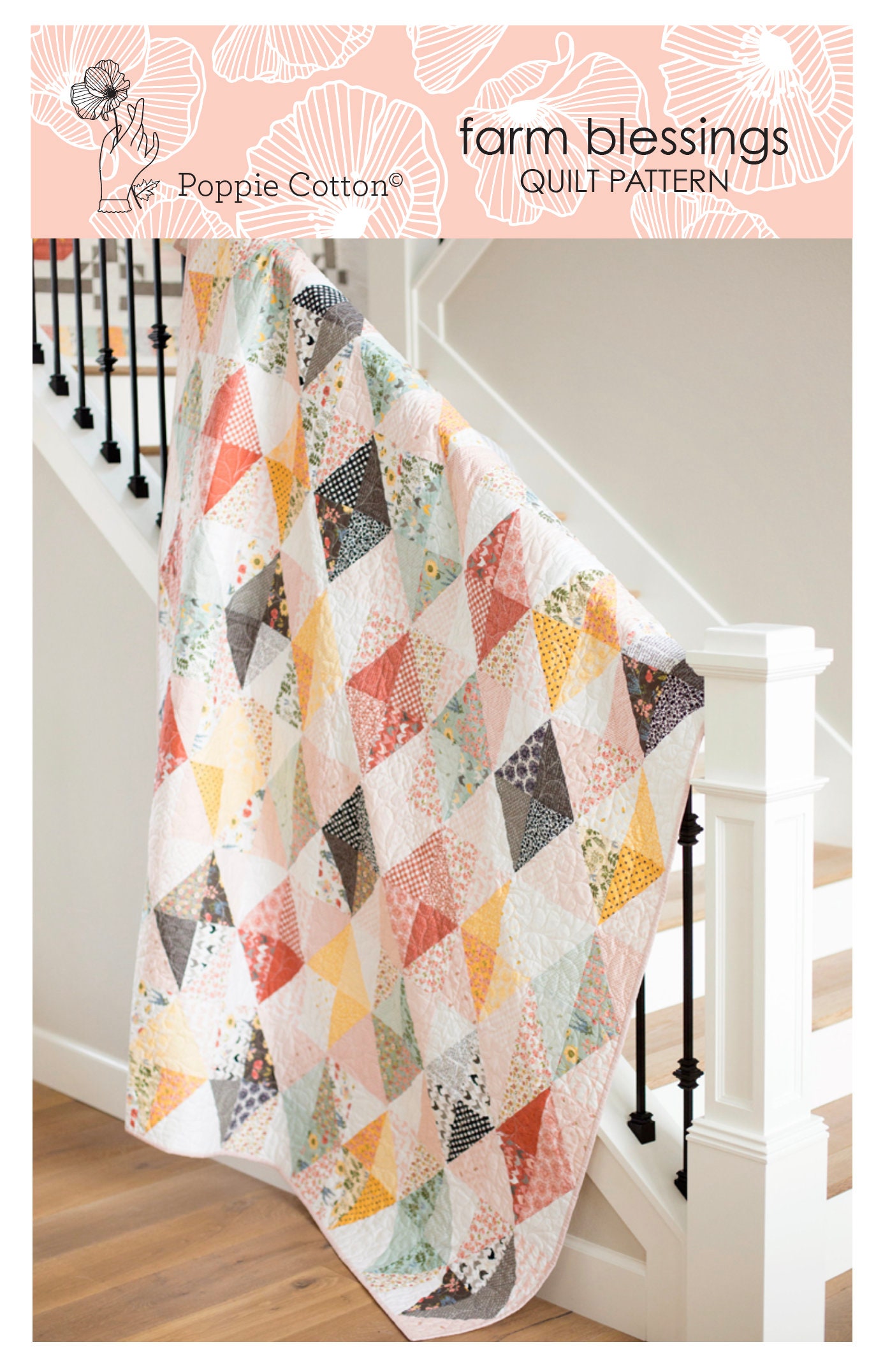 Farm Blessings Quilt Pattern by Poppie Cotton