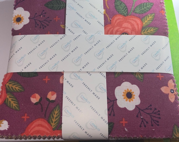 Enchanted 5" Charm Pack by Freshly Made for Camelot - 42 Pieces