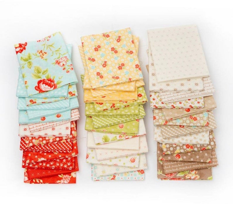 Stitched 5” Charm Pack by Fig Tree Co. for Moda - 42 Pieces - Etsy