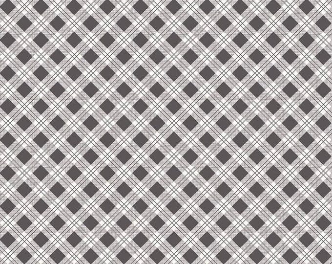 Bee Plaids Steel by Lori Holt for Riley Blake Designs