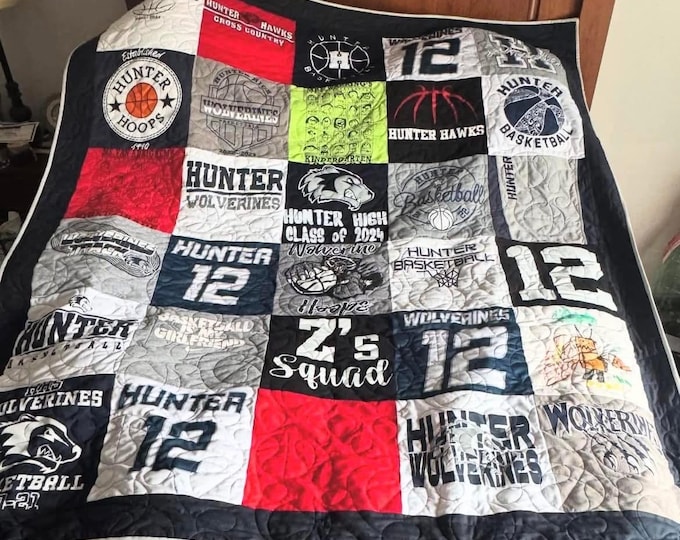 Custom T-shirt Quilt - Long Arm Included