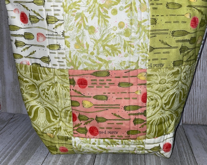 Quilted Bag, Handmade Bag, Handmade Tote, Bag, Tote, Quilted Tote, Homemade Bag, Homemade Tote, Lined Bag, Lined Tote