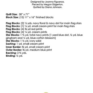 Stars and Stripes Forever Quilt Pattern From Fig Tree & Co - Patriotic ...