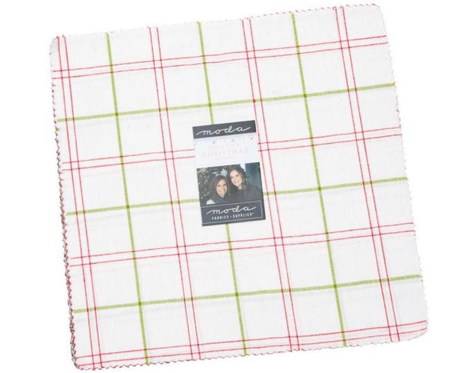 Merry Little Christmas Wovens 10” Layer cake by Bonnie and Camille for Moda - 42 Pieces