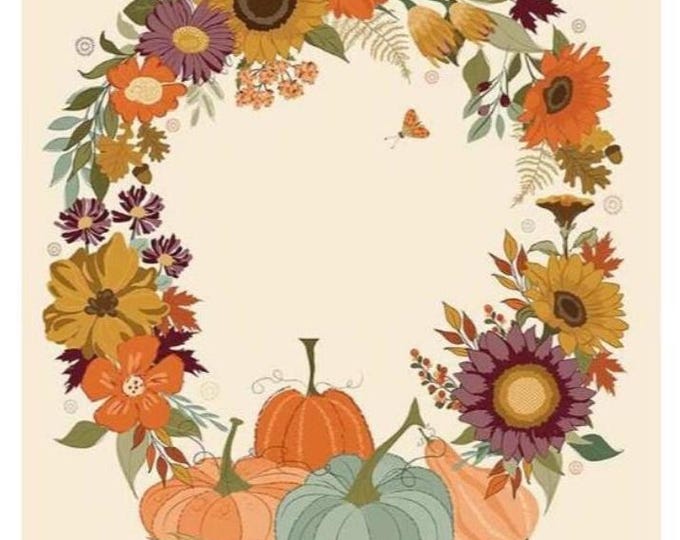 The Awe of Autumn fabric panel by  Riley Blake Designs  36” X 43”