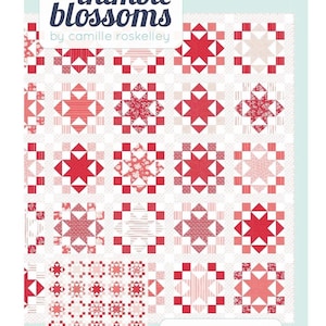 May include: A quilt pattern called "Primrose" by Thimble Blossoms, a fat quarter friendly red and white quilt. The pattern is #275.
