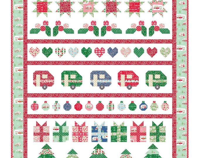 Christmas Adventure Quilt Pattern from Beverly McCullough of Flamingo Toes