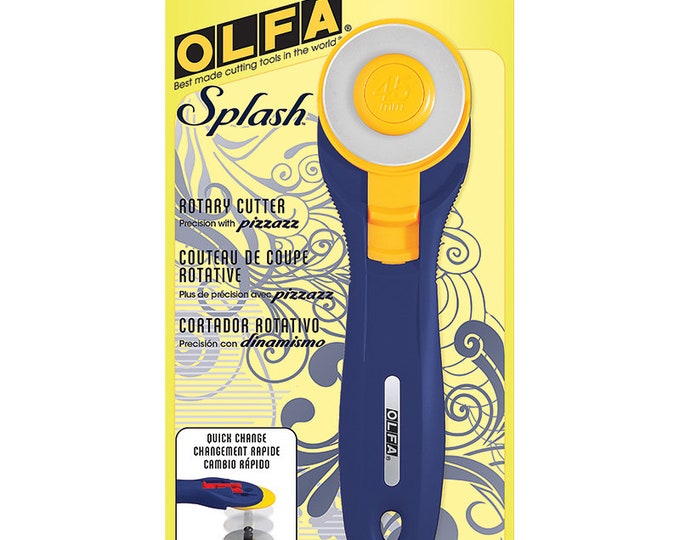 Olfa Splash Navy 45MM Rotary Cutter